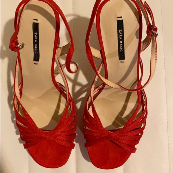 Zara Shoes - Never Worn Red Heels